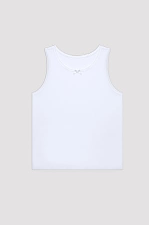 Kız Çocuk LPW Basic Pamuklu 3lü Çok Renkli Atlet