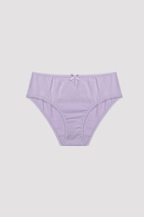 Kız Çocuk Çok Renkli Basic Pamuklu 5li Slip Külot