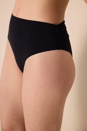 Glory Yüksek Bel V Siyah Bikini Altı