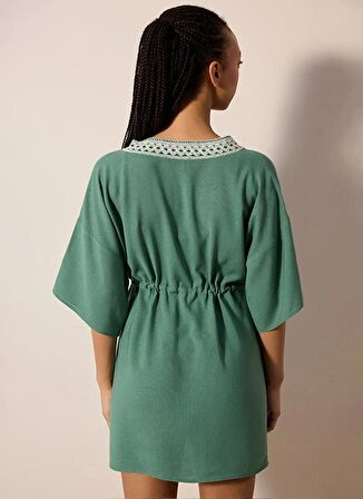 Penti Düz Yeşil Kadın Kaftan PL23WORG24IY