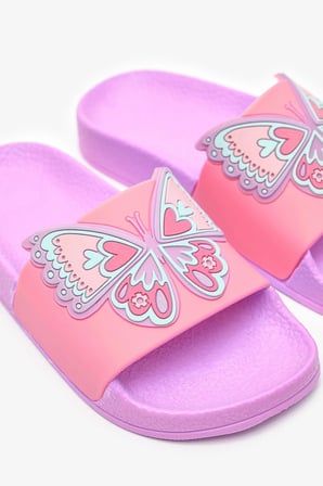 Kız Çocuk Butterfly Renkli Terlik