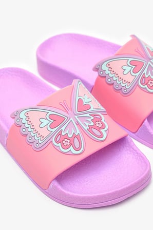 Kız Çocuk Butterfly Renkli Terlik