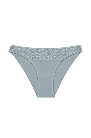 Leaf Tones Dantel Detaylı Pamuklu 3lü Çok Renkli Slip Külot