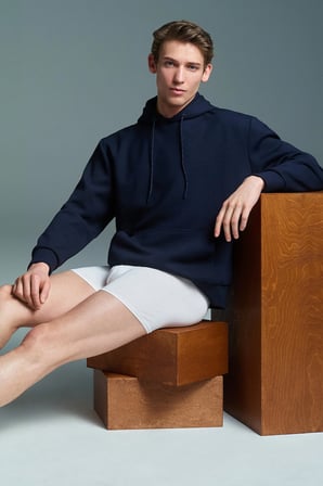 Erkek Modal Karışımlı Siyah-Beyaz 2li Boxer