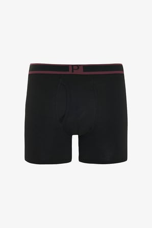 Erkek Pamuklu 3lü Siyah Çok Renkli Boxer