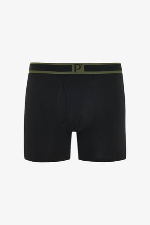 Erkek Pamuklu 3lü Siyah Çok Renkli Boxer