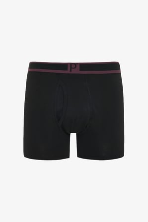 Erkek Pamuklu 3lü Siyah Çok Renkli Boxer