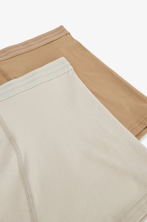 Erkek Pamuklu Basic Çok Renkli 2li Boxer