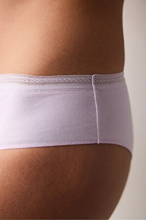 Easy Cotton Trim Açık Pembe Hipster Külot