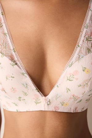 Dreamy Push Up Lace Dantel Açık Pembe Sütyen