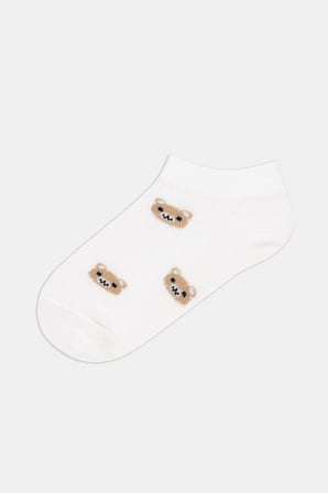 Kız Çocuk Mini Bear Çok Renkli 3lü Patik Çorap