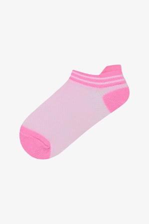 Kız Çocuk Softy Pink 3lü Çok Renkli Patik Çorap