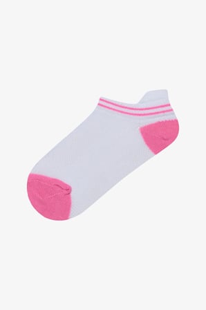 Kız Çocuk Softy Pink 3lü Çok Renkli Patik Çorap