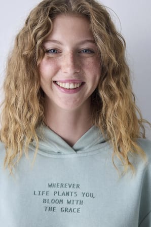 Açık Yeşil Kapüşonlu Ribana detaylı Sweatshirt