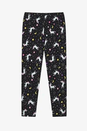 Kız Çocuk Unicorn Warm Çok Renkli Tayt