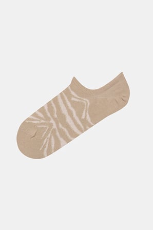Zebra 3lü Sneaker Çorap