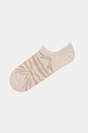 Zebra 3lü Sneaker Çorap