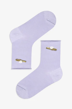 Kız Çocuk Vintage Rose Çok Renkli 2li Soket Çorap