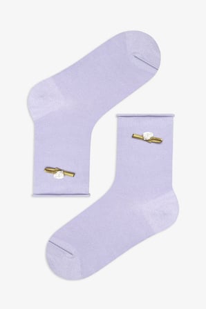 Kız Çocuk Vintage Rose Çok Renkli 2li Soket Çorap