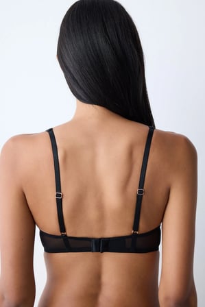 Bella Push Up Siyah Sütyen