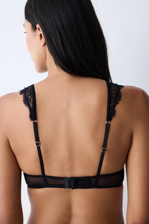 Halter Pedli Eyelesh Siyah Sütyen