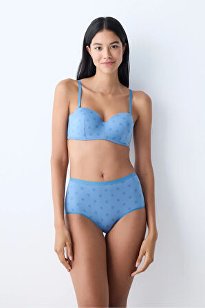 Essentials Highrise Koyu Mavi Slip Külot