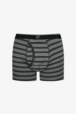 Thin Stripe 3lü Çok Renkli Boxer