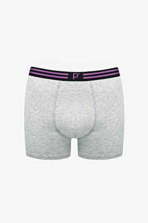 Color Belt 3lü Gri Boxer