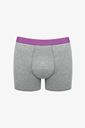 Color Belt 3lü Gri Boxer