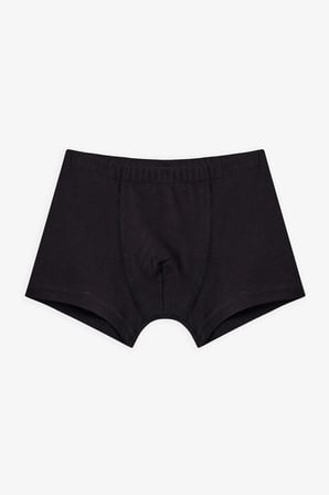 Erkek Çocuk Siyah Solid 3lü Çok Renkli Boxer