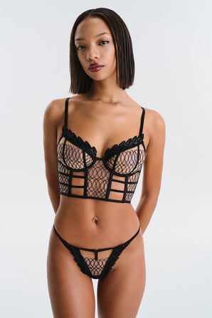 Nyx Siyah Büstiyer - Privee Koleksiyonu