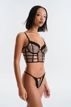 Nyx Siyah Büstiyer - Privee Koleksiyonu