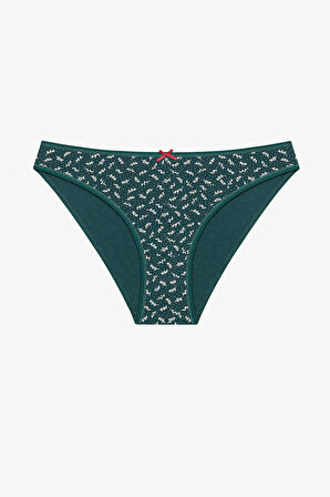 Hello New Year 3lü Pamuklu Çok Renkli Slip Külot