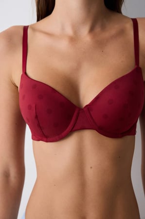 Essentials Full Cup Bordo Sütyen