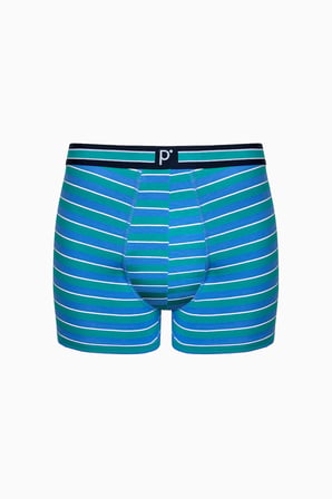 Erkek Pamuklu Bold Stripe Çok Renkli 3lü Boxer