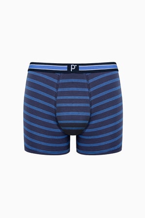 Erkek Pamuklu Bold Stripe Çok Renkli 3lü Boxer
