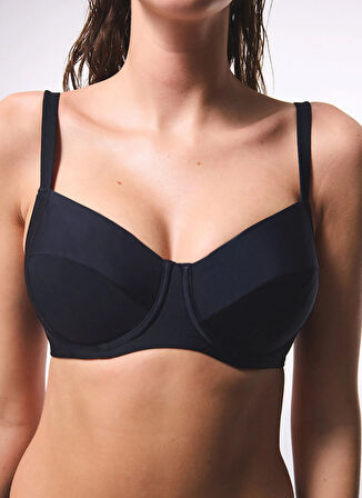 Penti Siyah Kadın Bikini Üst PL6MU4Z225IY