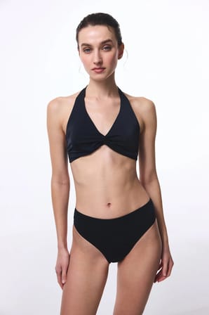 Siyah Cover Yüksek Bel Bikini Altı