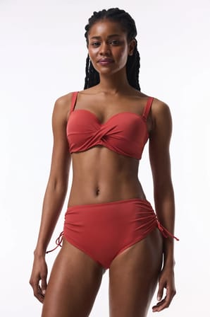 Tarçın Rengi Beauty Toparlayıcı Balenli Balconette Bikini Üstü