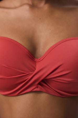 Tarçın Rengi Beauty Toparlayıcı Balenli Balconette Bikini Üstü