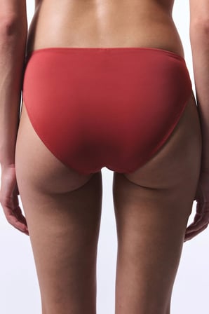 Tarçın Rengi Orta Bel Slip Bikini Altı