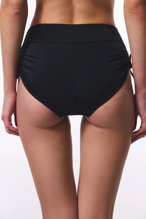 Siyah New Boxer Yüksek Bel Bikini Altı