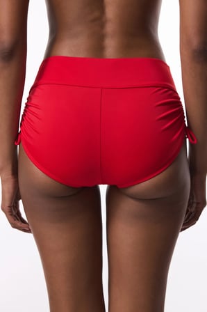 Kırmızı New Boxer Yüksek Bel Bikini Altı