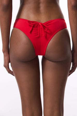 Kırmızı Cheeky Bikini Altı
