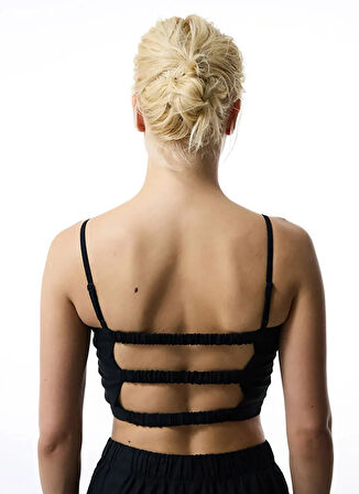 Penti Düz Yaka Siyah Kadın Büstiyer PL4Y7ZUA25IY