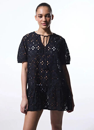 Penti Siyah Kadın Kaftan PLQLYS9D25IY