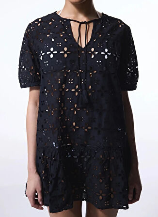 Penti Siyah Kadın Kaftan PLQLYS9D25IY