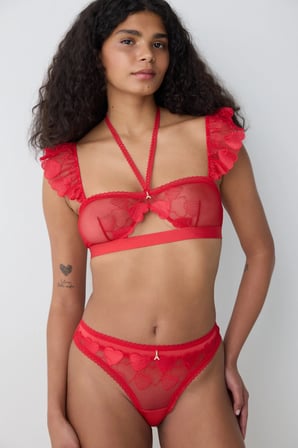 Bandeau Kırmızı Sütyen - Penti Loves Paris Koleksiyonu