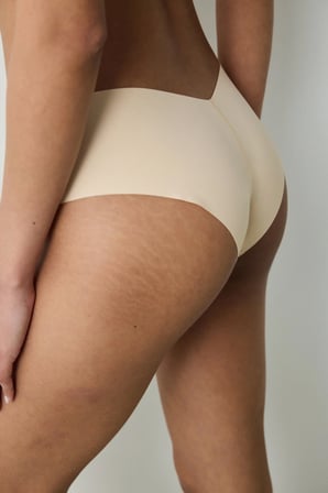 Invisible Laser Cut V Shape Hipster Açık Turuncu Külot