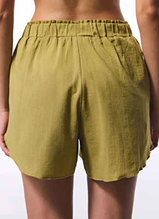 Penti Lastikli Bel Normal Yağ Yeşili Kadın Şort PLPL9B2U25IY